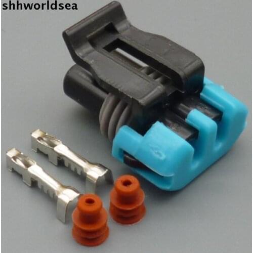 Worldgolden 5/30/100set 1.5mm 2p automotive outdoor temperature sensor connector for buick