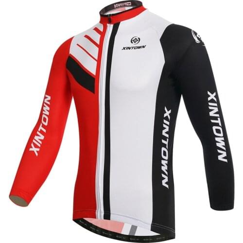 Xintown Autumn Long Sleeve Cycling Jersey Bike Team Racing Cycling Clothing Ropa invierno Ciclismo Pro Sport Bicycle Sportswear