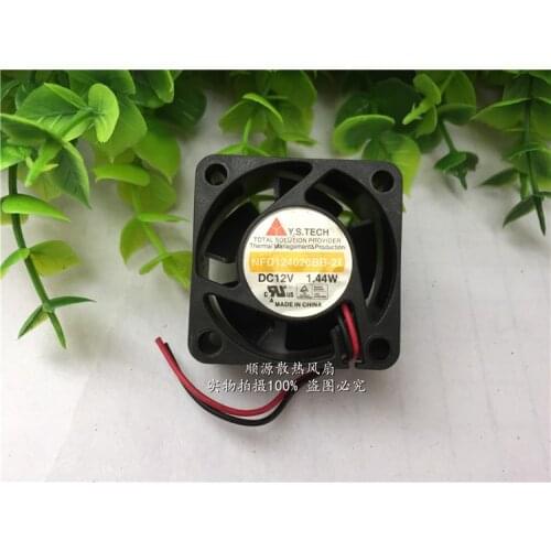 Y.S TECH NFD124020BB-2I Server Cooling Fan DC12V1.44A 40x40x20mm 2-wire