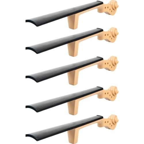 1/4 Acoustic Violin Fiddle Plastic Head Fingerboard for Luthier DIY