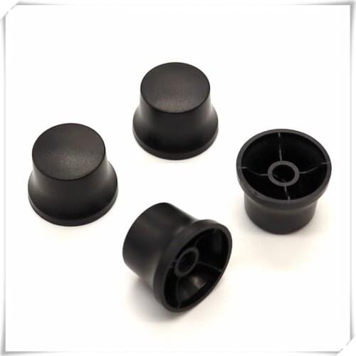 10 Pieces Plastic Half Shaft Knob Diameter 26.5mm Height 19mm Potentiometer Encoder Knob D-Shaped Inner Hole 6mm