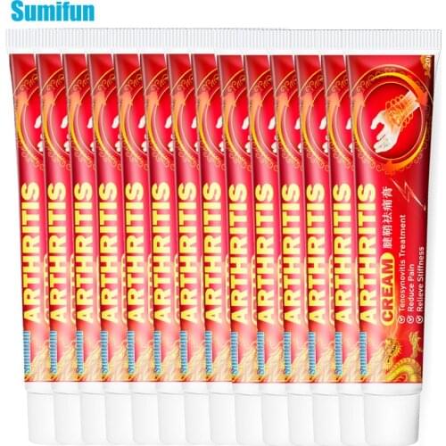 15Pcs Sumifun Anti Arthritis Joint Pain Relief Ointment Tenosynovitis Sports Support Cream Hand Therapy Chinese Medicine Plaster