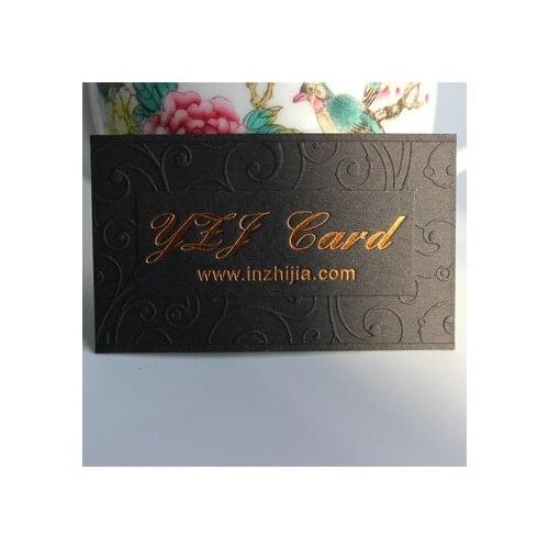 2019 luxury business cards with embossing, matt business cards