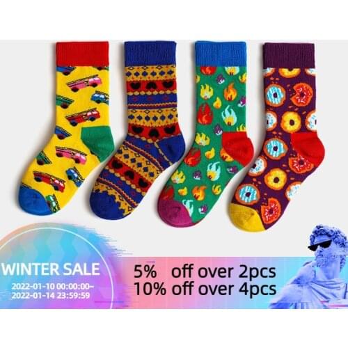 New Kids Socks 4 pairs/lot High Quality Soft Comfort Cotton Cartoon Baby Socks for 4-9 Years Kids Boy Newborn Baby Girl Socks