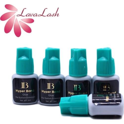 5 Bottles IB Ibeauty Hyper Bond Glue Cyan Cap 5ml for Eyelash Extensions Makeup Tools Korea Beauty Shop Quick Drying