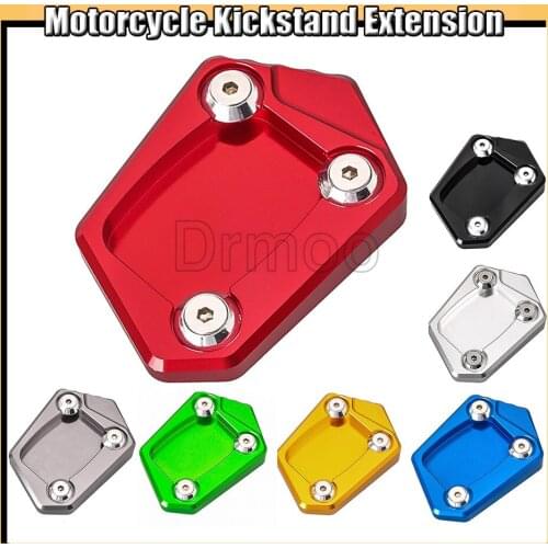 Motorcycle CNC Alumnium Kickstand Enlarger Plate Side Stand Extension Pad For Honda NC700S 700X NC750S X CBR650F CBR500R