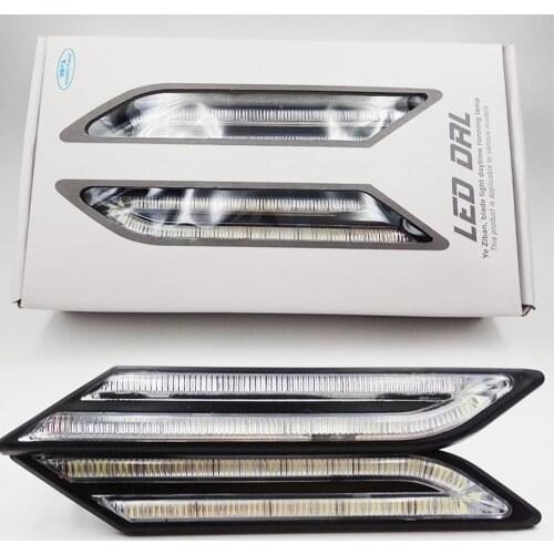 Car Flashing DRL Super Bright DRL Car daytime LED light Universal Car Daytime Running Lights Car Styling Waterproof 33 LED