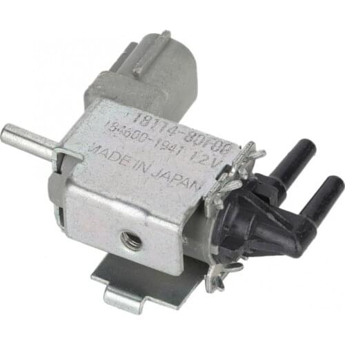 Car Magnetic Switching Valve Accessory Replacement Fit for Suzuki 1996-1998 18114-80F00 Aluminum Alloy Car Magnetic Valve New