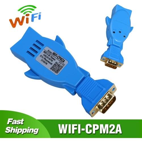 Wireless Programming Adapter WIFI-CPM2A For Omron CQM1/CPM2C/CJ1M C200HE/HG/HX RS232 PLC Download Cable Replace USB-XW2Z-200S-V