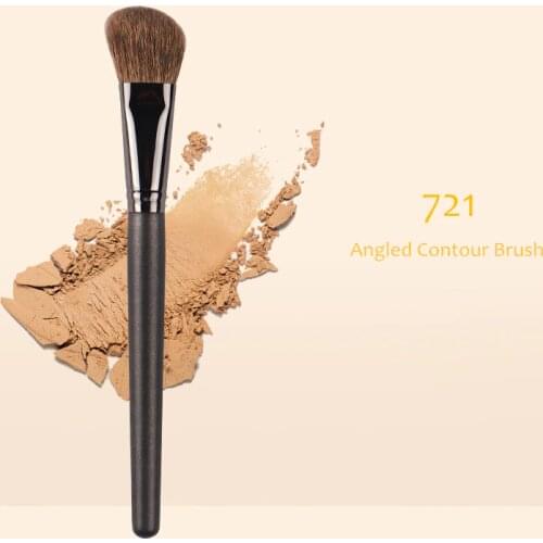 P-Series #721 Angled Contouring Brush Natural Squirrel Hair Soft Cheek Blusher Makeup Brushes Cosmetic Sculpting Brush Tool