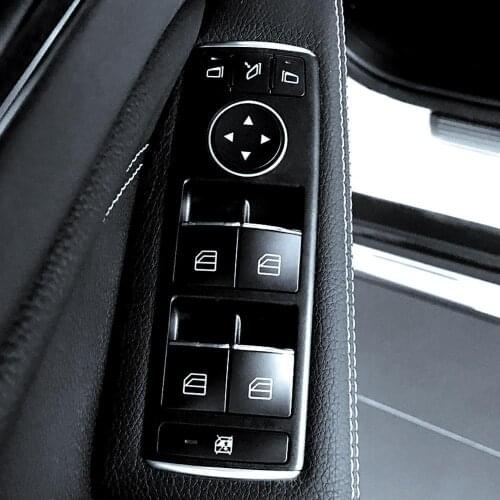 Door Window Lift Button Switch Sequin Trim Accessories For CLA GLA Klasse W176 W246 C117 X156