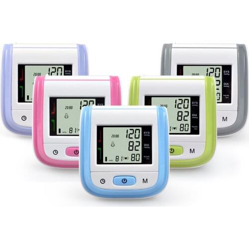 Medical Wrist Health Care Tensiometro Digital Blood Pressure Heart Rate Monitor Tonometer Automatic Sphygmomanometer BP Meter