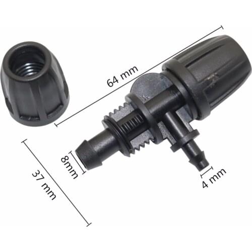 3 pcs garden automatic watering 8 / 11mm to 4 / 7mm hose connector Nozzle connection accessories