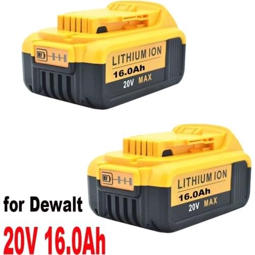 New Origin 20V 16Ah MAX XR Battery Power Tool Replacement for DeWalt DCB184 DCB181 DCB182 DCB200 DCB205 18Volt
