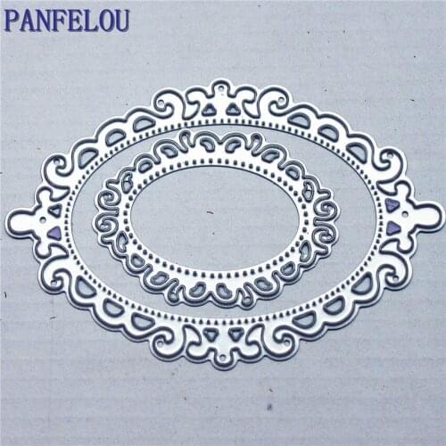 PANFELOU High quality Metal craft The Combination ring paper die cutting dies for Scrapbooking/DIY wedding Halloween cards