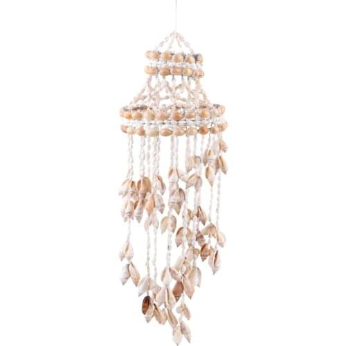 Conch Sea Shell Wind Chime Hanging Ornament Wall Decoration Creative Hanging Pendant Stylish Hanging Ornament Hanging Decor for