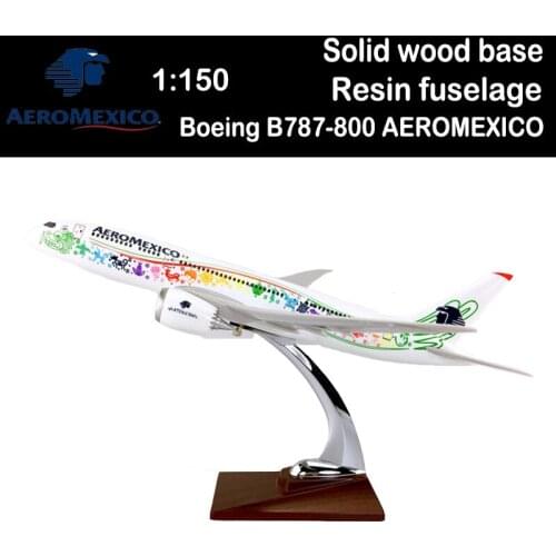 36CM 1:150 Boeing B787-800 model AEROMEXICO Airlines airbus metal alloy aircraft plane airliner display kids adult toys gifts