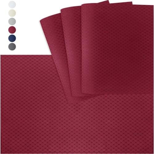 VCVCOO Christmas Mats Fabric Jacquard WeaveBowl Fork Placemat western Pad Coasters Disc Pads Dining Washable Dinner Table Mat