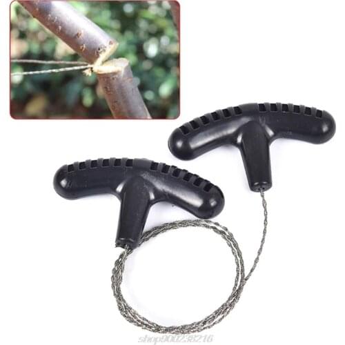 Manual Outdoor Foldable PP Handle Wire Saw Emergency Tool Wild Surval Manual Essential Tool for Hiking M07 21 Dropship