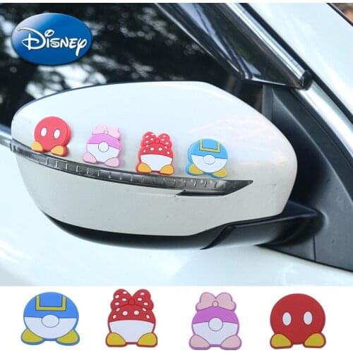 Disney Cartoon Car Door Edge Anti-collision Protector Bar Stickers Car Side Protection Guards Rear View Mirror Protection Strip