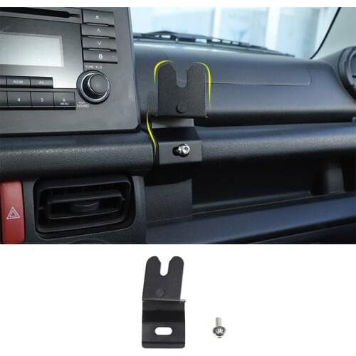 Iron Car Bracket Walkie-talkie Mobile Phone Clip Support Bracket For Suzuki Jimny 2019 2020 2021 Car Accessories