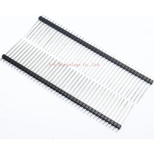 10PCS/LOT 1*40P Male Header 2.5CM 40PIN Single Row MALE 25MM 1X40PIN 2.54MM LONG PIN header strip Connector For Arduino