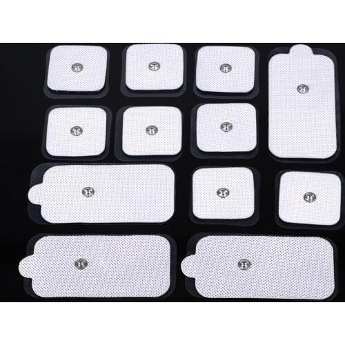 12pcs high quality Nerve Stimulator Silicone Gel Electrode Pads Tens Electrodes Digital Therapy Machine Massage