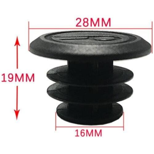 ENLEE 2pcs Bicycle Handlebar Plugs Classic Delicate Bicycle Handlebar End Plug Plastic Mountain Road Bike Grips Cap Covers