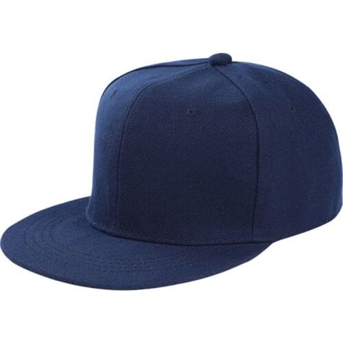 22 Styles Women Men Summer Hip Hop Style Baseball Cap Flat Bill Brim Blank Solid
