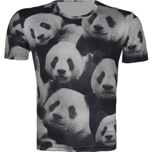 Baby Kids 3D Clothes Girl T shirt Boys Girls Color Animal Panda Print Camisetas Graphic T-shirts Children Shirts Camiseta tshirt