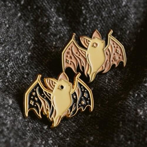 Bat Enamel Lapel Pin Badge Enamel Pin