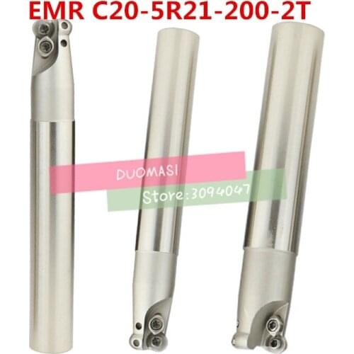 EMR C20-5R21-200 Bore Indexable Shoulder End Mill Arbor,Mill Cutting Tools, Insert of carbide inserts RPMT1003/RPMW1003