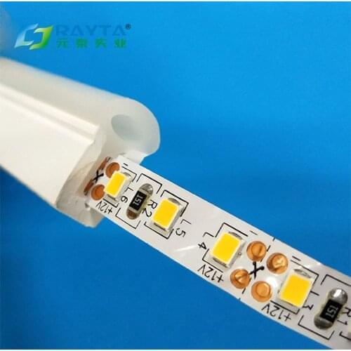 Cuostomize Mold Flexible Led Diffuser Tube LED Rope Super Slim Milky Silicone Tube Led Strip