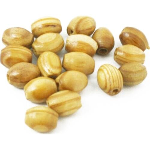 Hot Sale Approx 600pcs/lot Natural Brown Oval Shape Wood Spacer Beads Fit DIY Handmade Bracelet Pendant Jewelry Making 6X8mm