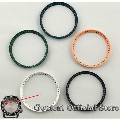 Goutent Round Inner Case Plastic Chapter Ring fit NH35 NH36 Movement Case 30.3mm*27mm*2.6mm Size Watch Part