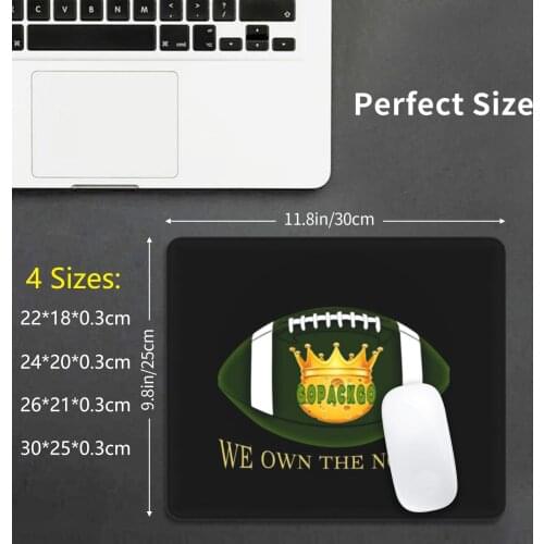 Green Bay Football We Own The North Mouse Pad DIY Print Cushion Cheesehead Green Bay Gb Go Pack Go Pack