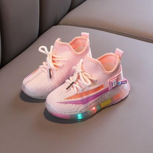 2021 New Childrens Led Shoes Boys Girls Lighted Sneakers Glowing Shoes for Kid Sneakers Boys Baby Sneakers with Luminous Sole