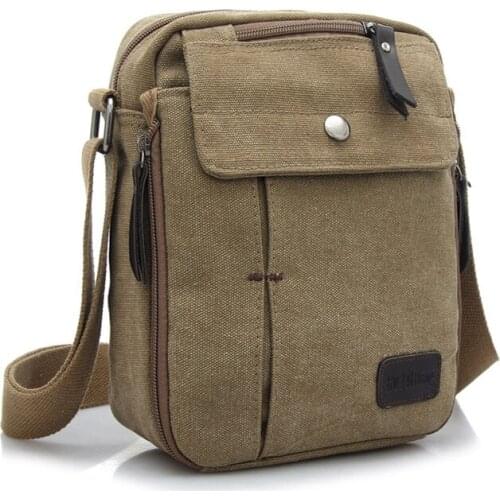 Mens And Womens Casual Small Shoulder Bag Korean-style Canvas Bag Shoulder Bag MENS Bag Outdoor Multi-functional