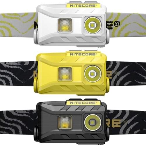 NITECORE NU25 USB rechargeable Headlamp XP-G2 S3 max 360 lumen lightweight headlight with built-in battery charging cable