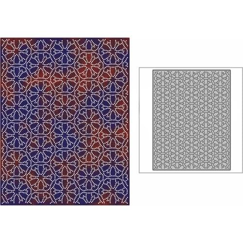 New Spotted Ball Window Background Plate Craft Embossing Mold 2021 Metal Cutting Dies for DIY Scrapbooking Album Card Making