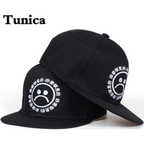 Are very rare Crying face embroidery baseball cap Letter Fashion adjustable golf Caps Fishing sun Hat hip hop snapback Hats gorr