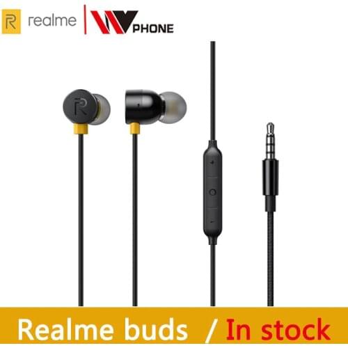 OPPO realme buds 2 earphone Built-in Magnes 11.2mm Bass Boost Driver Dual Tangle Free Design for realme x x2 x2 pro 3