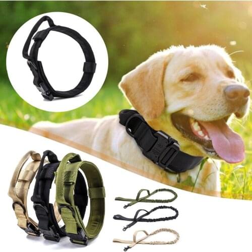 Dog Collar Medium and Large Dog Collar Walking Training Durable Dog Collar Control Handle Hot Collars, Harnesses Leads