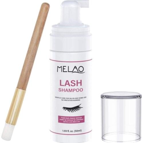 1.69fl.oz 50ml Eyelashes Foam Cleaner Eyelash Extension Cleaner Lash Shampoo
