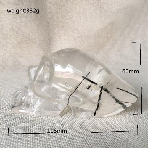 Natural quartz crystal skull for sale Stones home decorative Halloween and DIY decorations gift Reiki Christmas present