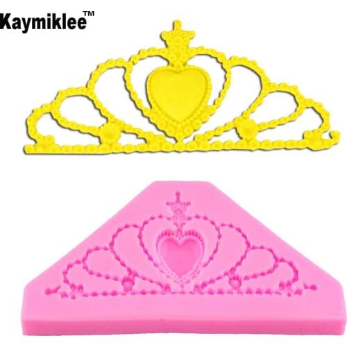 F1075 Retro Relief Gift Border Silicone Molds Crown Fondant Gift Decorating Cupcake Chocolate Gumpaste Candy Clay Moulds