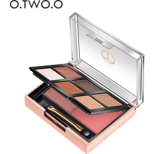 Blush Eye Shadow All-in-One Trail Set Matte Eye Shadow Trail Set Configurable Portable Beginners Makeup Trail