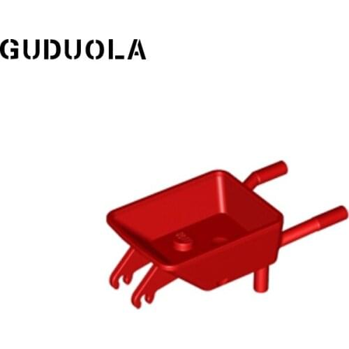 Guduola Special Bricks Figure Wheelbarrow Body 98288 MOC Building Block Toys Parts 4pcs/LOT