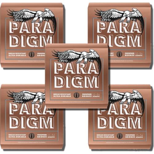 Ernie Ball Paradigm Acoustic Guitar Strings Available in 80/20 Bronze or Phosphor Bronze
