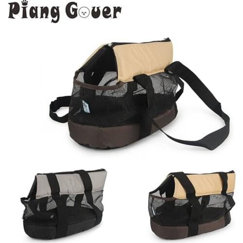 Breathable Pet Carrier Bag Net Yarn Cat Handbag Pet Single shoulder Small Dog Bag